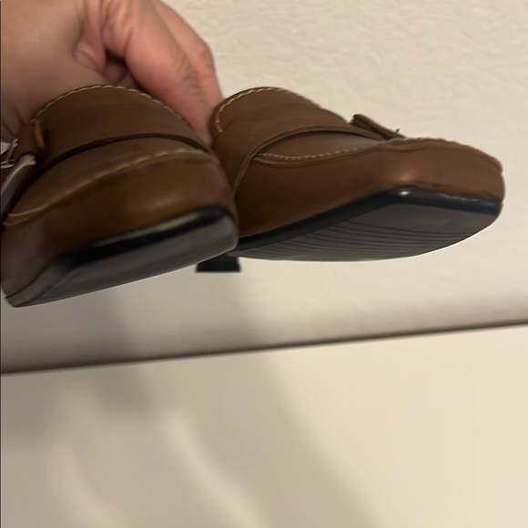 Stuart Weitzman Brown Flats with Silver Hardware - Picture 5 of 6